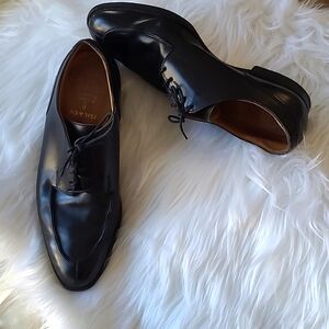 PEAL & CO men black dress shoes, size 9.5